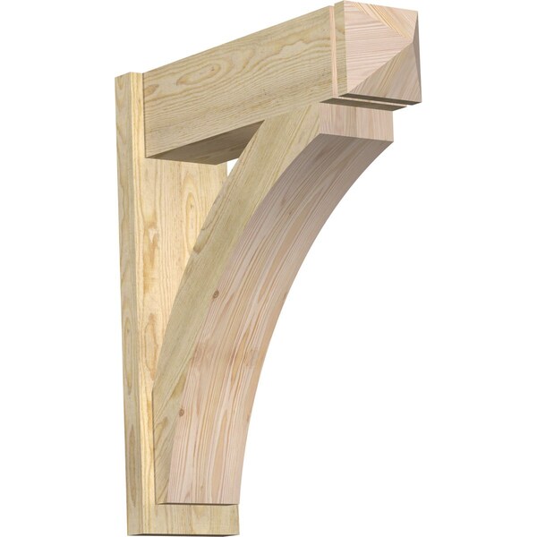 Ekena Millwork Thorton Rough Sawn Arts and Crafts Outlooker, Douglas Fir, 8"W x 28"D x 32"H OUT08X28X32THR03RDF - main